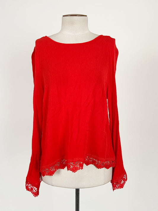 H&M | Red Casual Top | Size 8