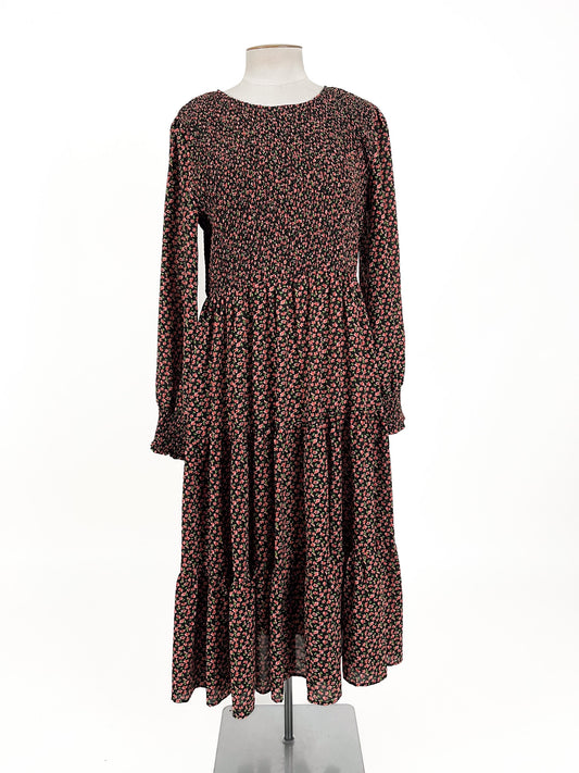Leoni - Multicoloured Midi Dress (Size 18)