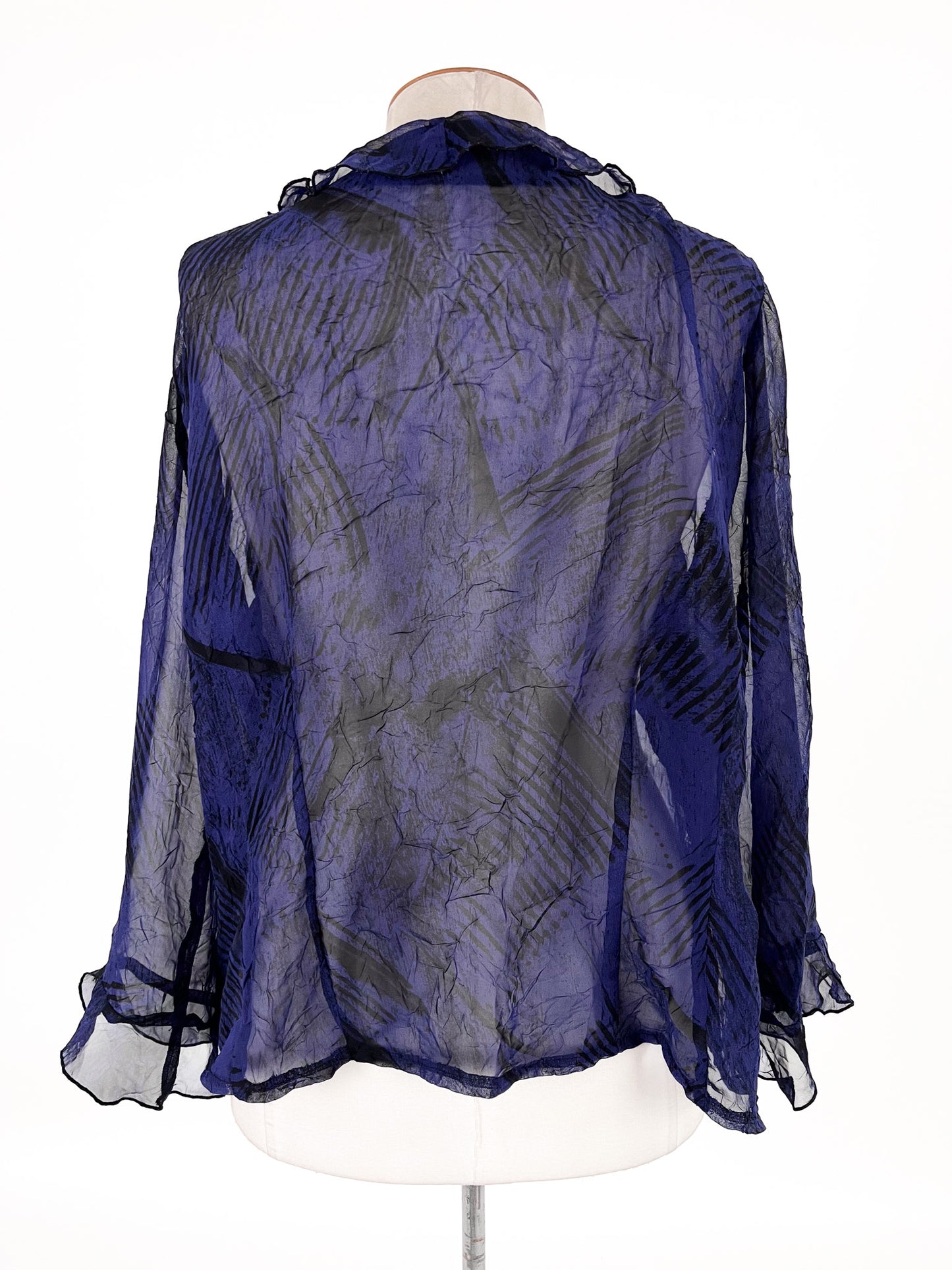 Zia | Blue Workwear Top | Size XL