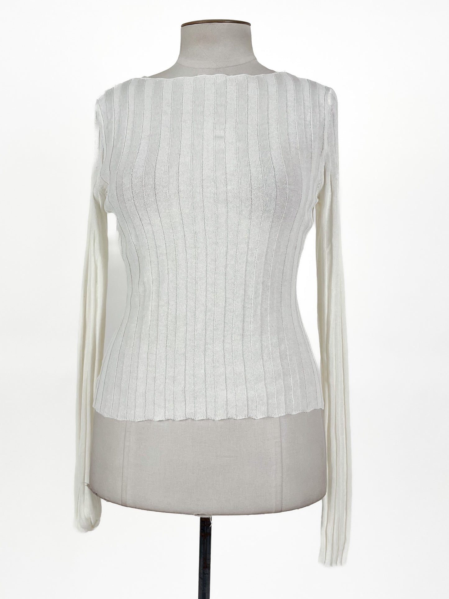 Dissh | White Casual Top | Size L