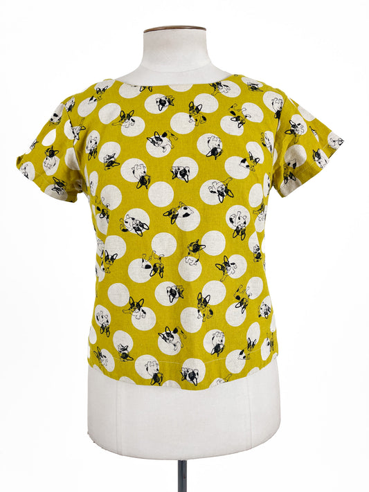 Devol Clothing | Yellow Casual Top | Size M
