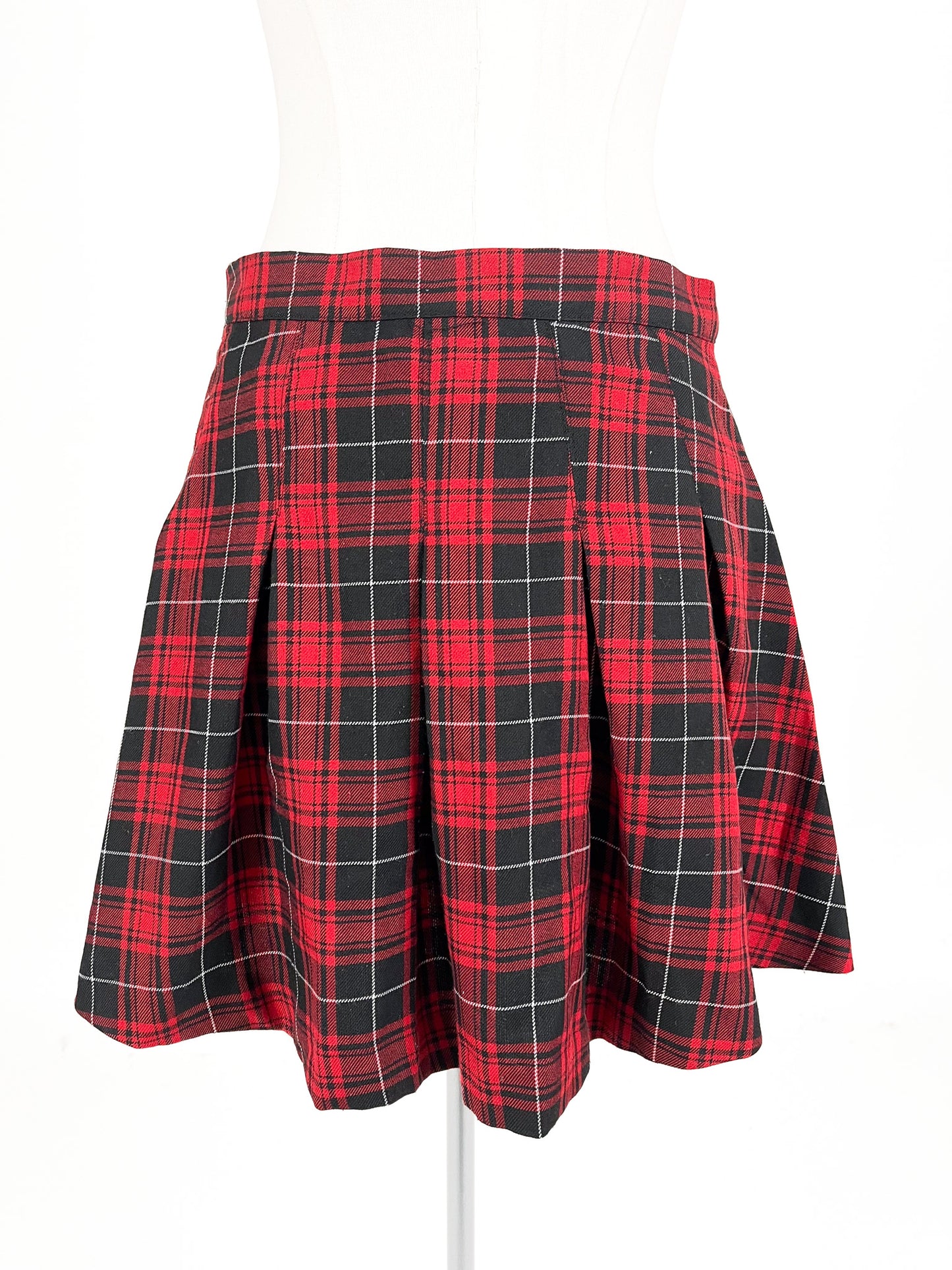 H&M | Red Casual Skirt | Size 8