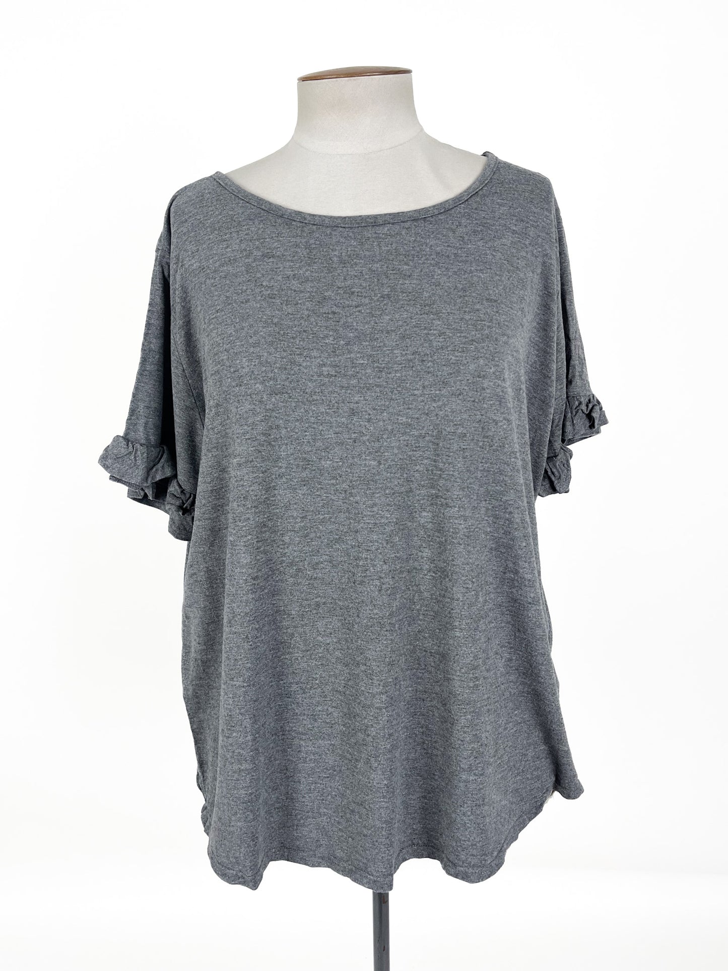 Ruby + Rain - Grey Top (Size 20)