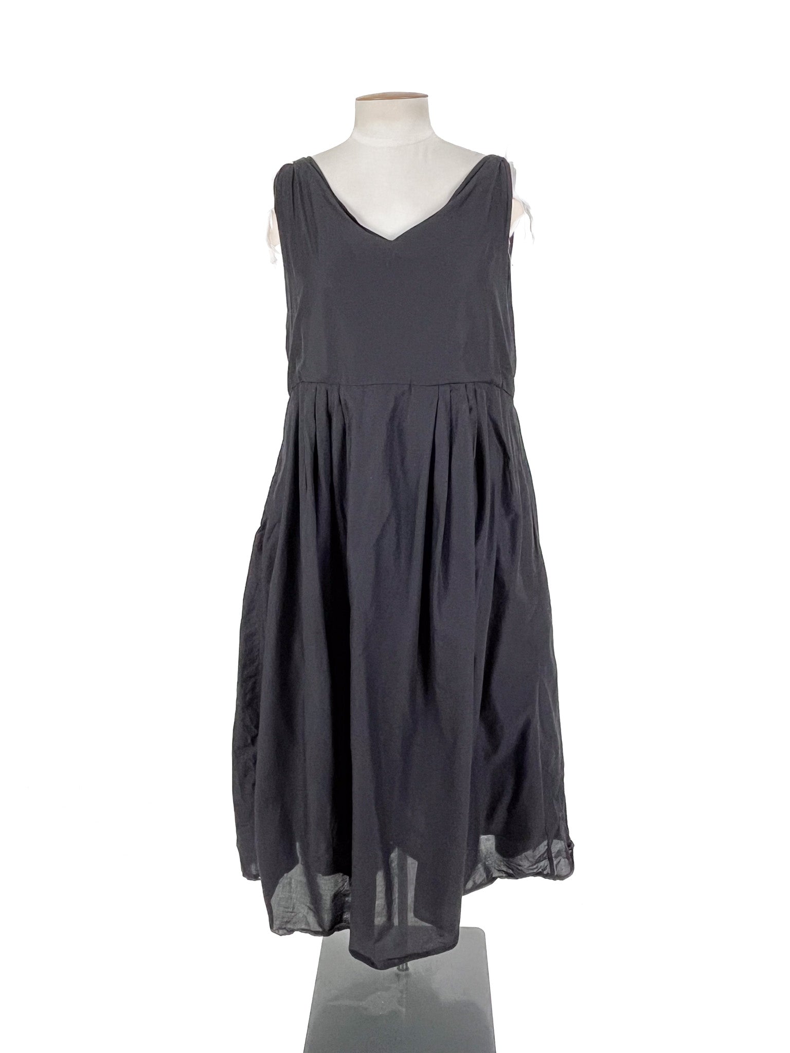 Deiji Studios - Black Midi Dress (Size L)