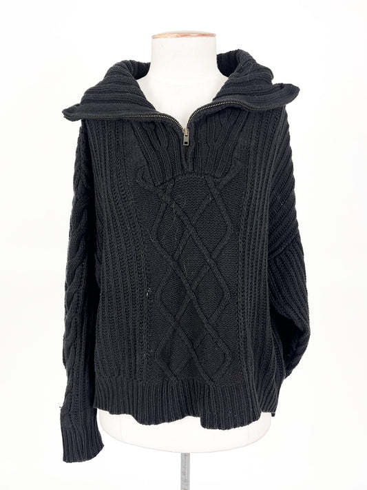 Ivy + Jack | Black Casual Jumper | Size 10
