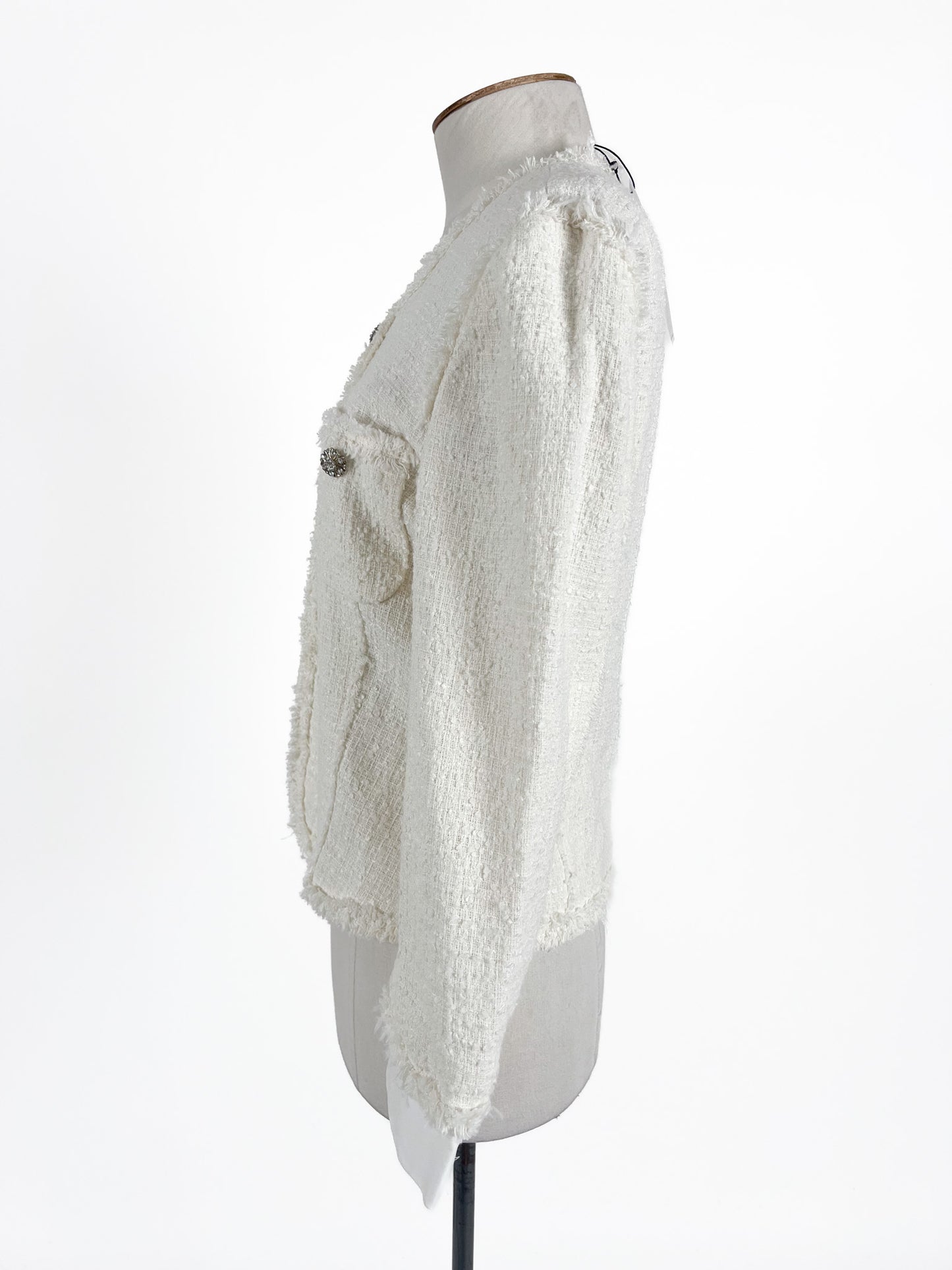 Zara | White Cocktail/Workwear Jacket | Size S