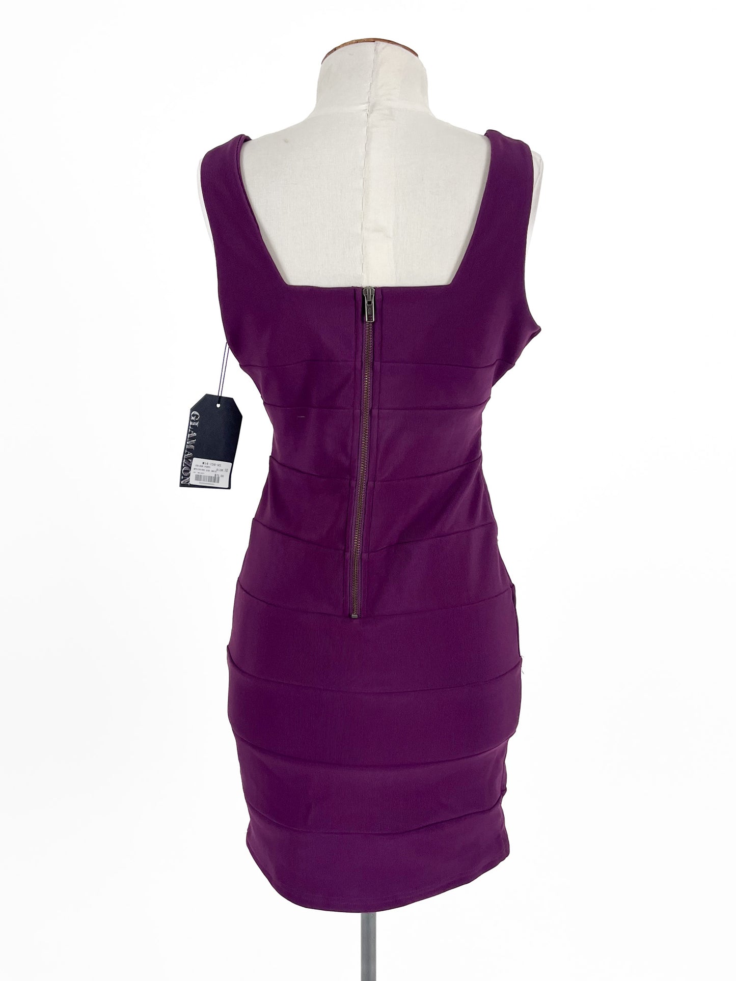 Glamazon | Purple Cocktail Dress | Size 10