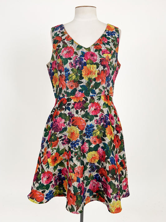 Review | Multicoloured Cocktail Dress | Size 14