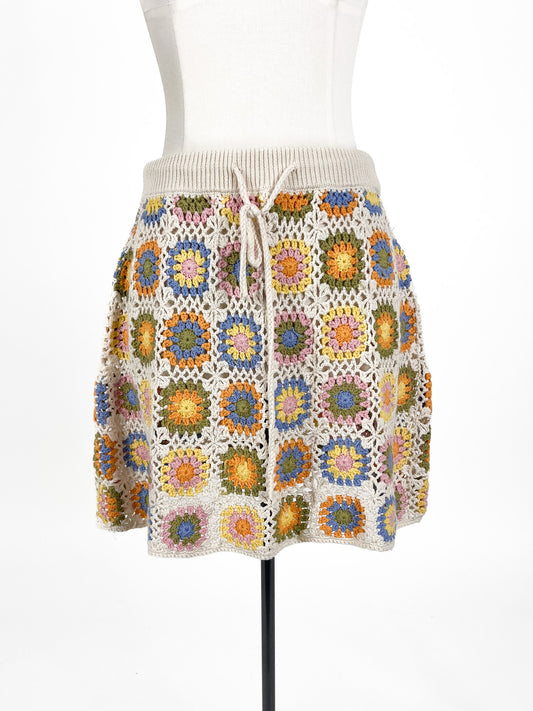 Ghanda - Multicoloured Mini Skirt (Size M)