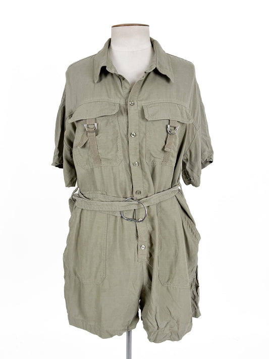 Decjuba | Green Casual Playsuit | Size XL