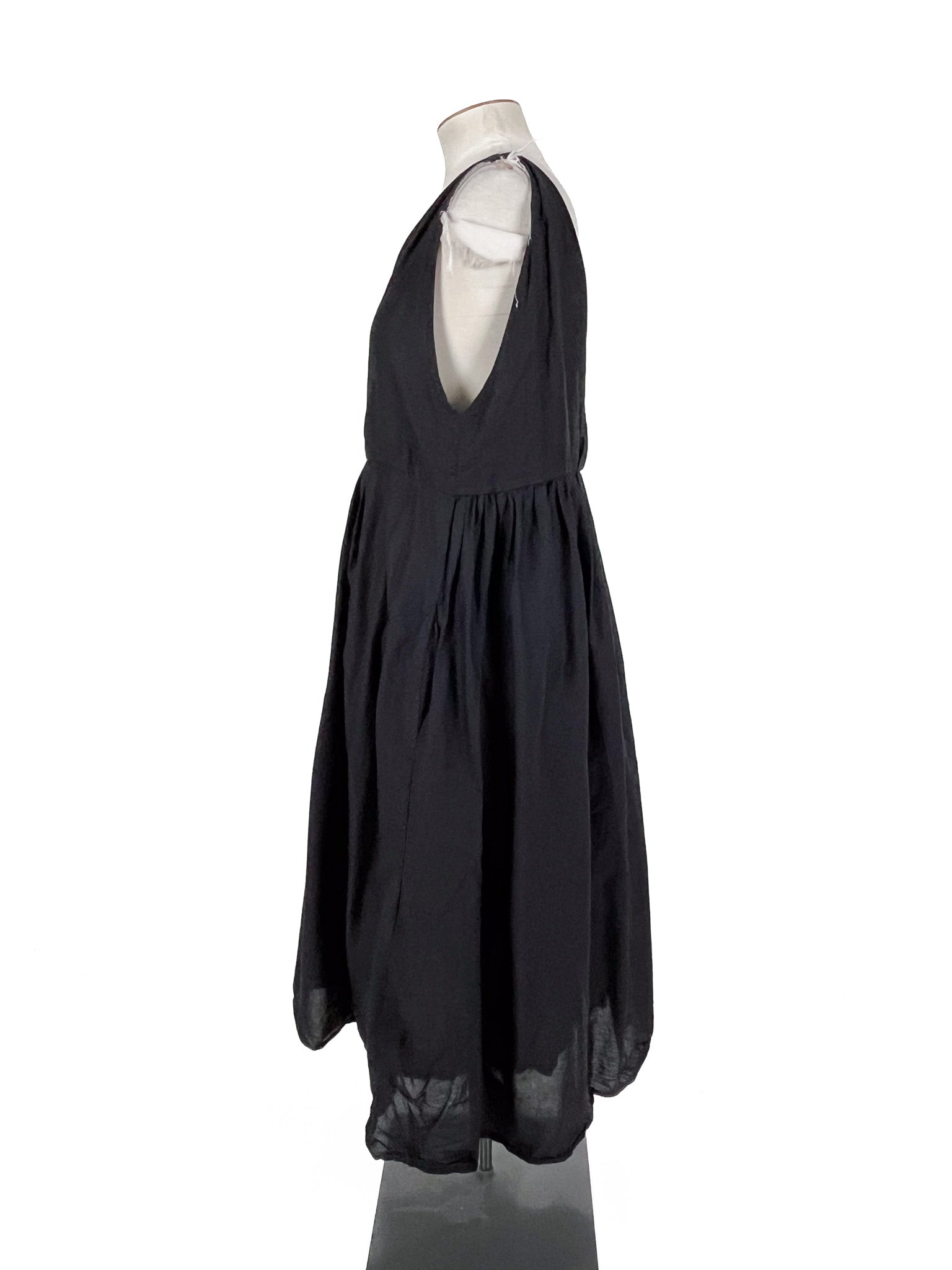 Deiji Studios - Black Midi Dress (Size L)