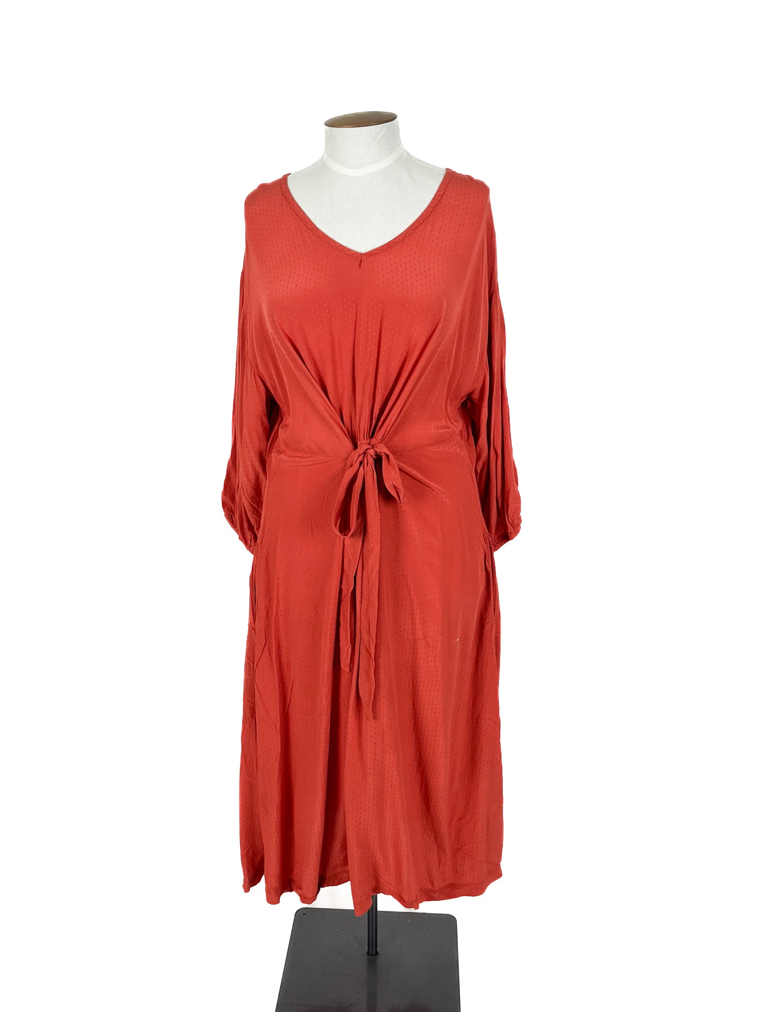 De Vol - Orange Midi Dress (Size XL)