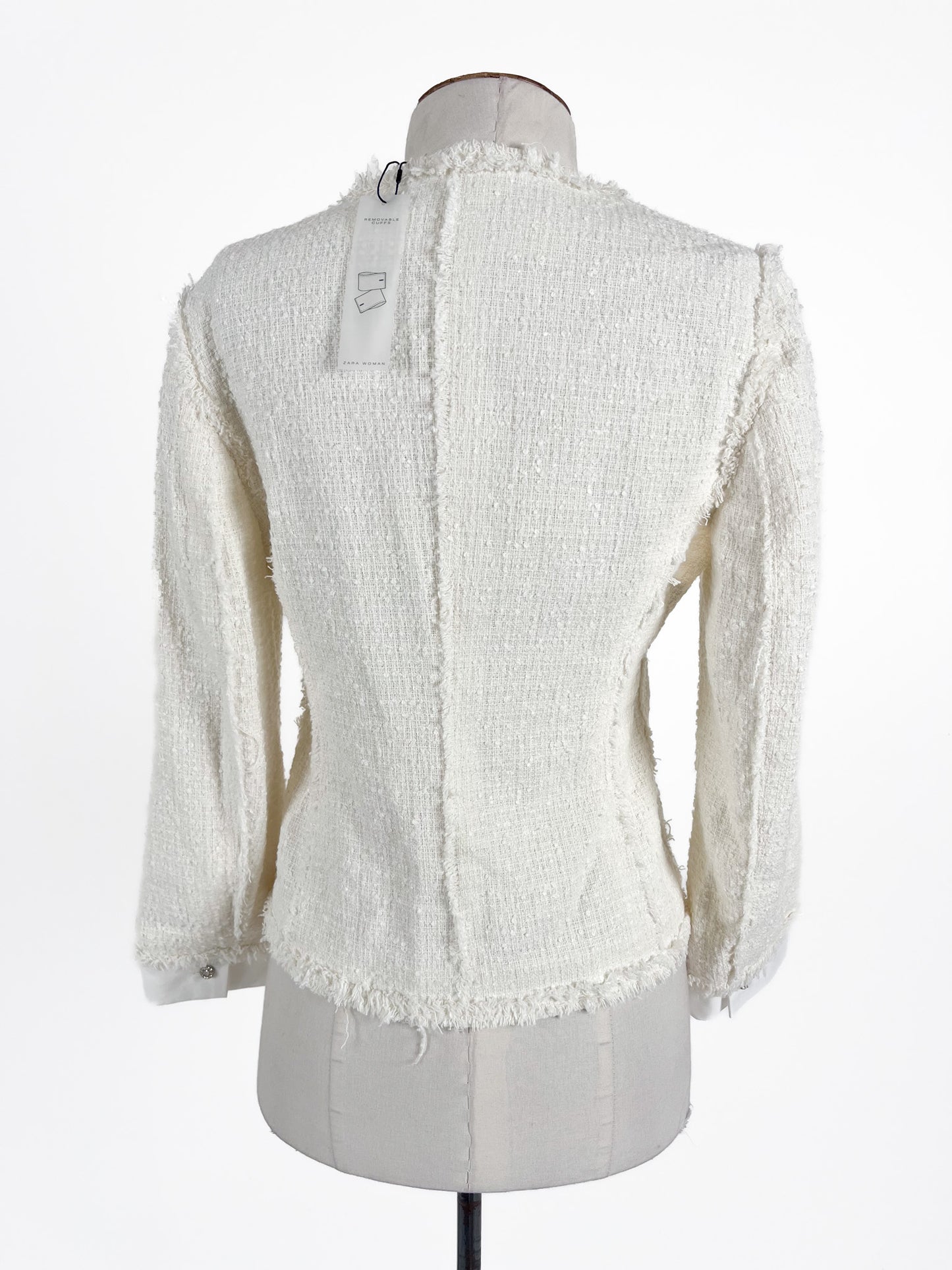 Zara | White Cocktail/Workwear Jacket | Size S