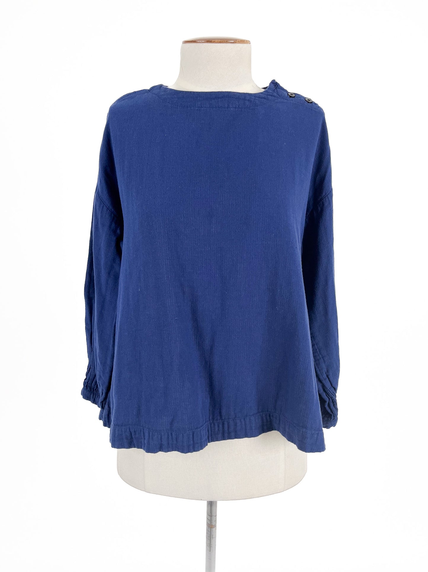 Muji | Navy Casual/Workwear Top | Size S