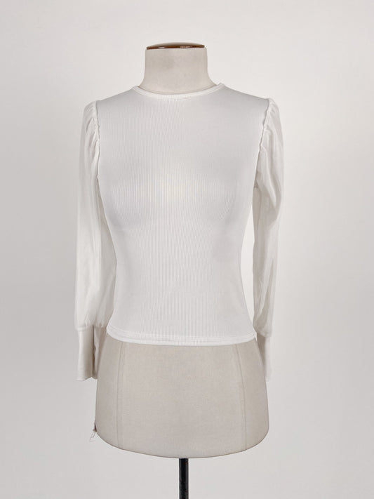 Boohoo | White Workwear Top | Size 4