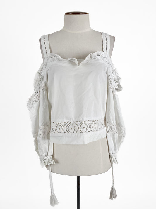 Seed Heritage | White Casual Top | Size 8