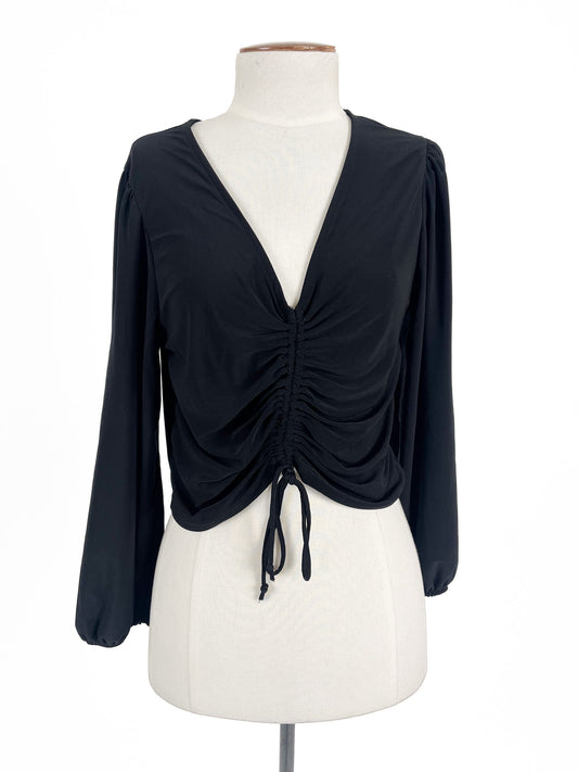 Mango | Black Casual/Cocktail Top | Size S