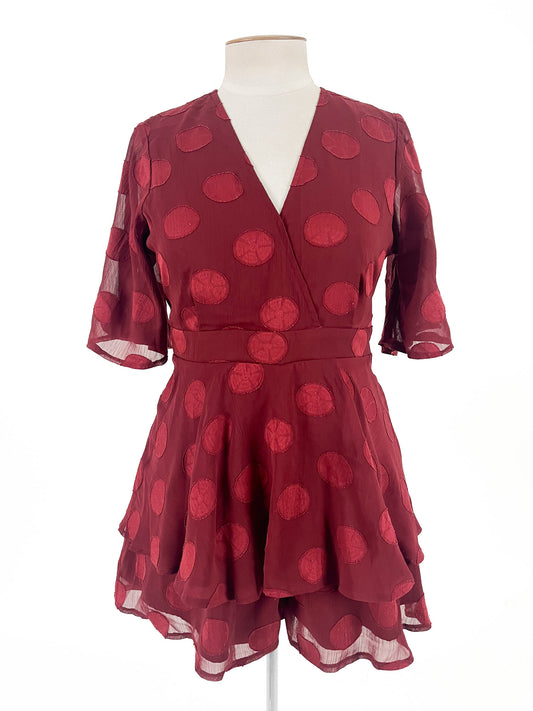 Dotti | Red Casual Playsuit | Size 12