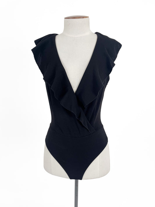 Whyte Valentine | Black Playsuit | Size 6