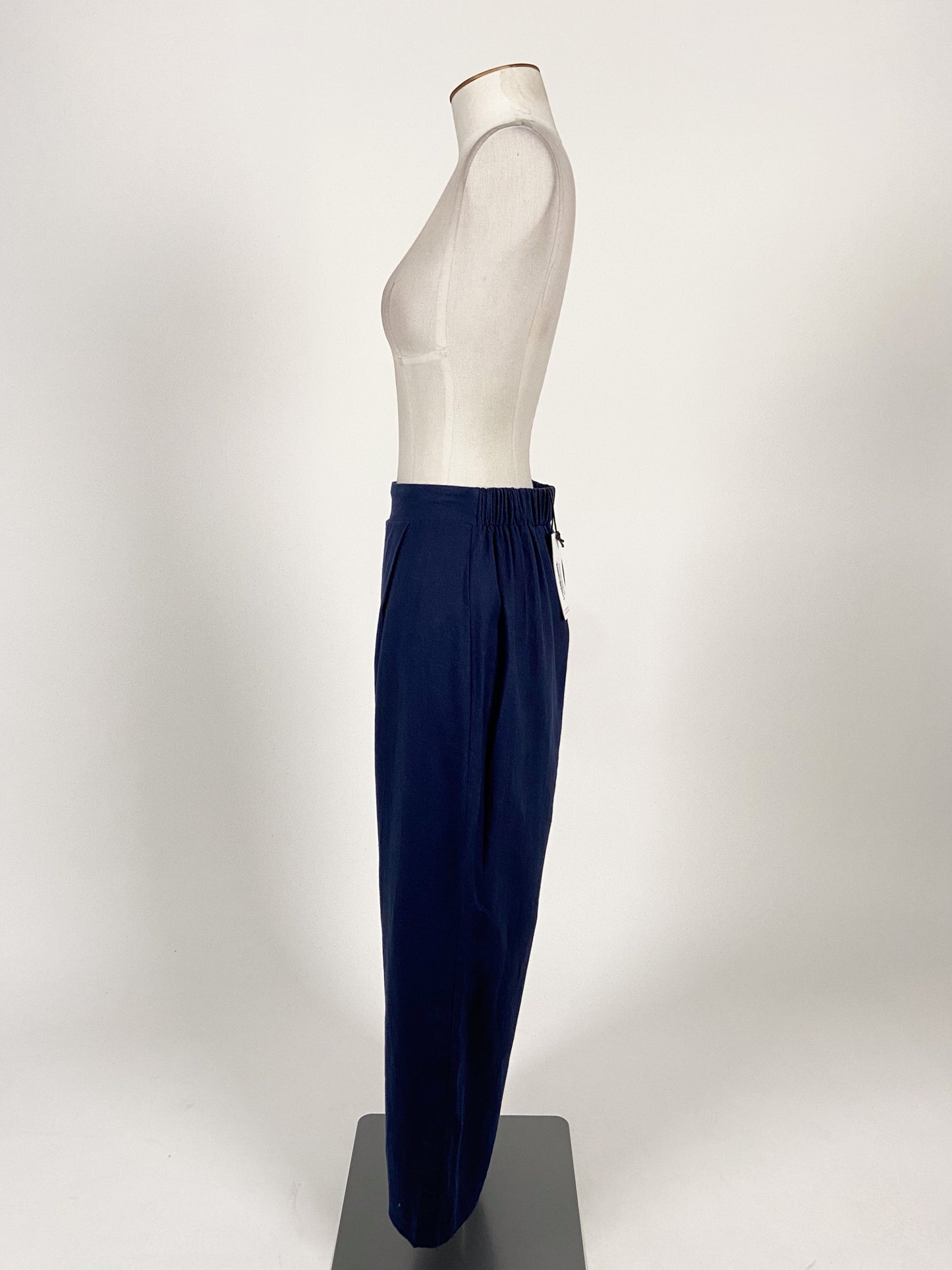 Betty Basics | Navy Straight fit Wide leg Pants | Size 6