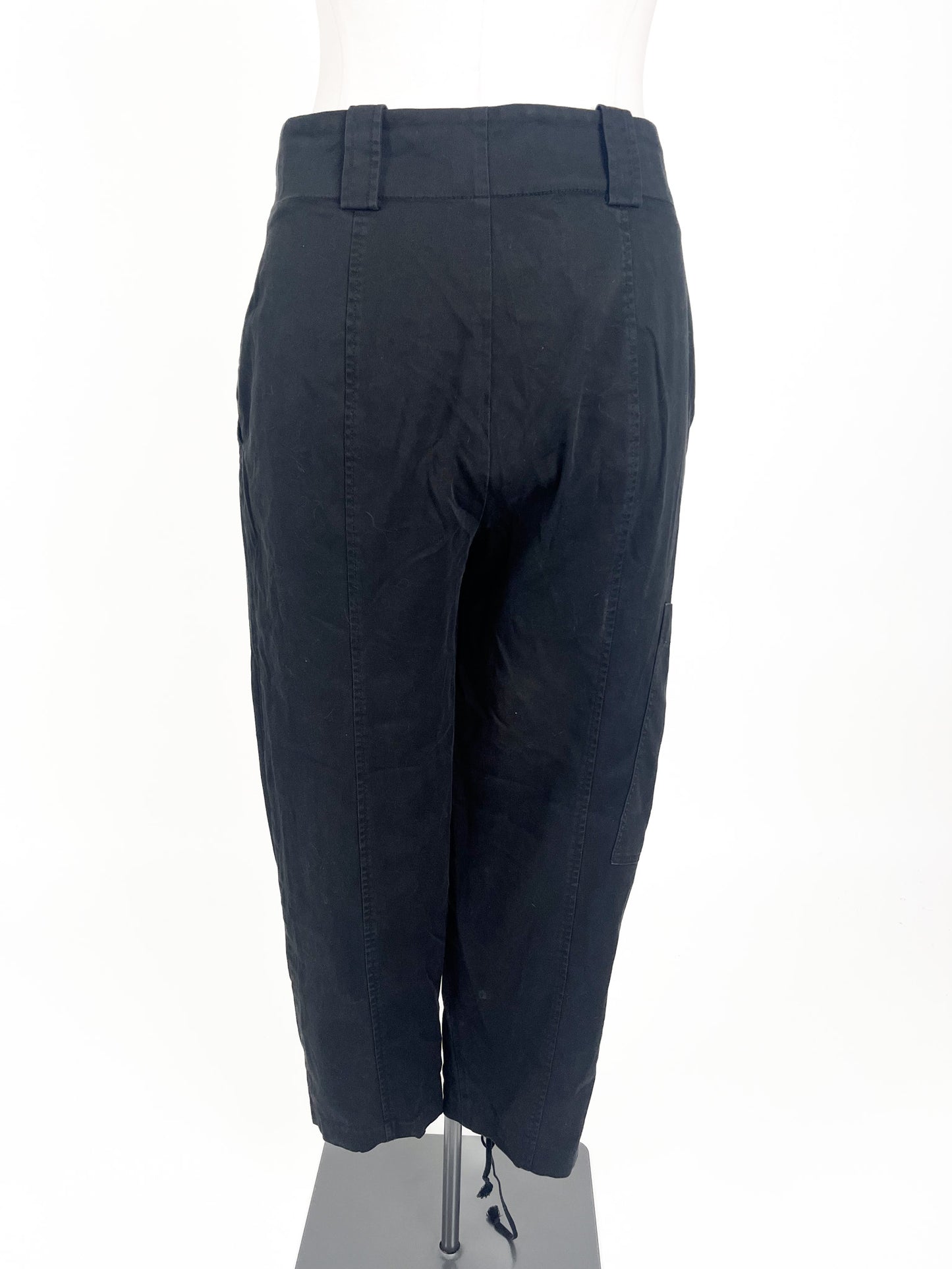 Veronika Maine | Black Cargo Pants | Size 12