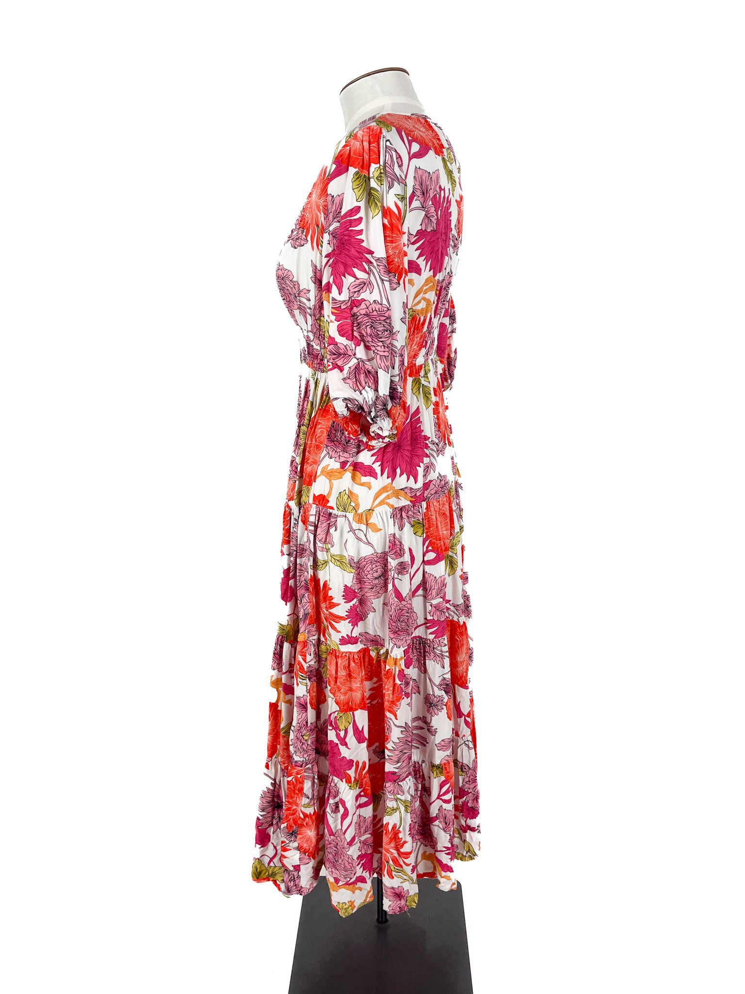 White Closet - Pink Midi Dress (Size 12)