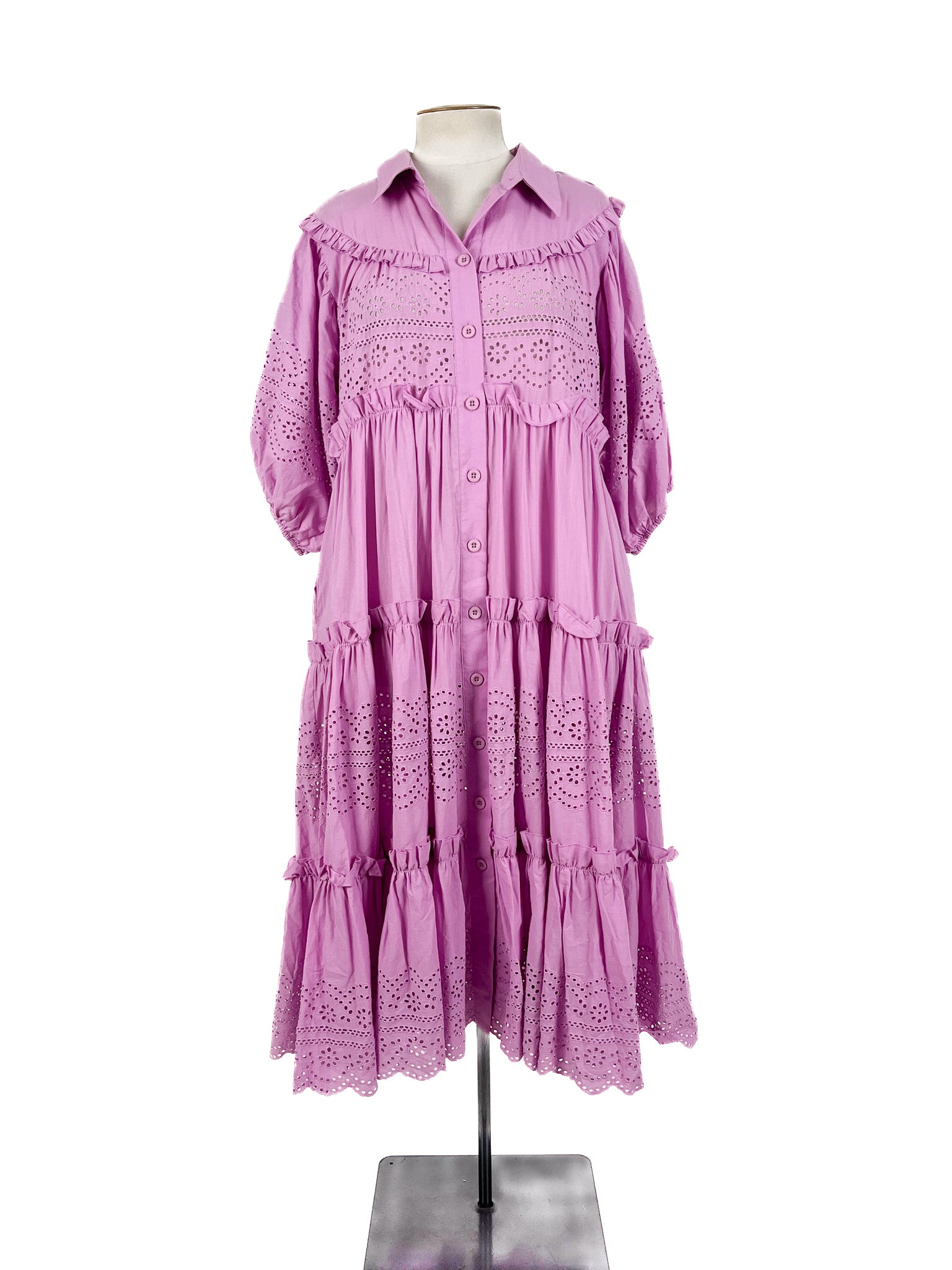 Trelise Cooper - Purple Midi Dress (Size L)