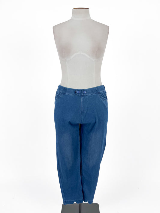 Presence | Blue Stretchy Straight fit Pants | Size 4XL
