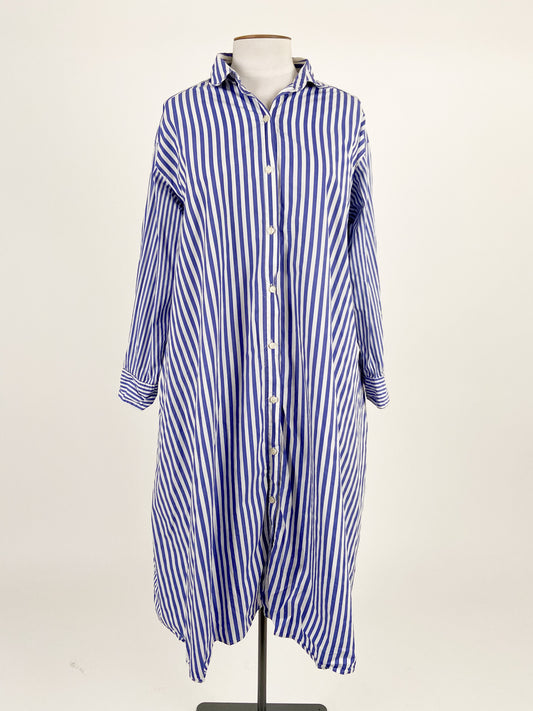 Zara | Blue Casual/Workwear Dress | Size L