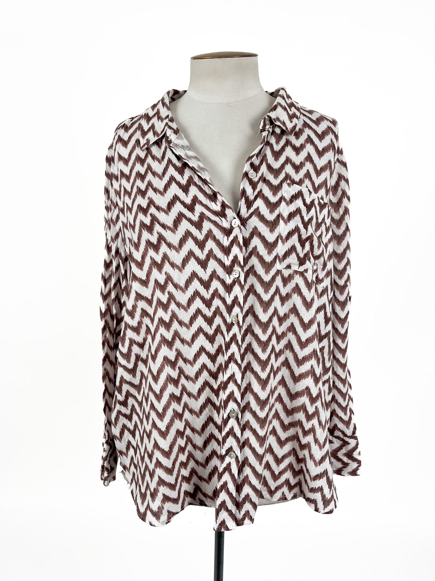 Just Jeans - Brown Blouse (Size 16)