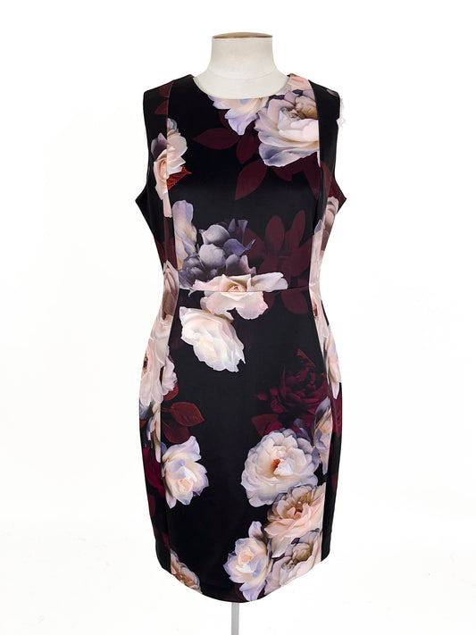 Calvin Klein | Multicoloured Cocktail/Workwear Dress | Size 14