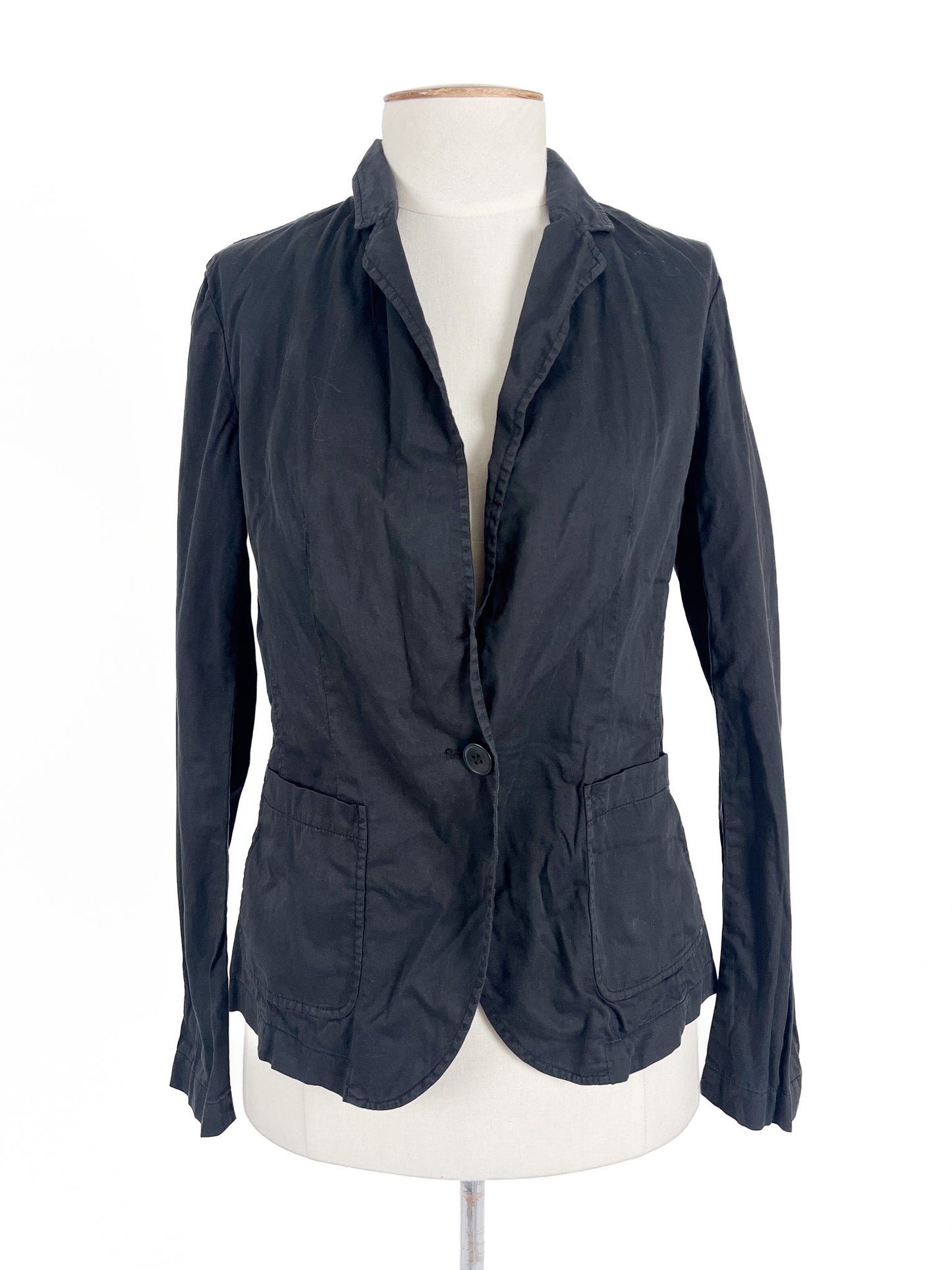 Uniqlo | Black Workwear Top | Size S