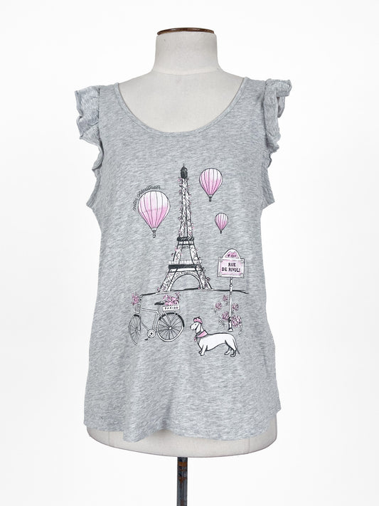 Peter Alexander | Grey Sleep Top | Size S