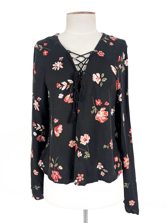 All About Eve | Black Top | Size 8
