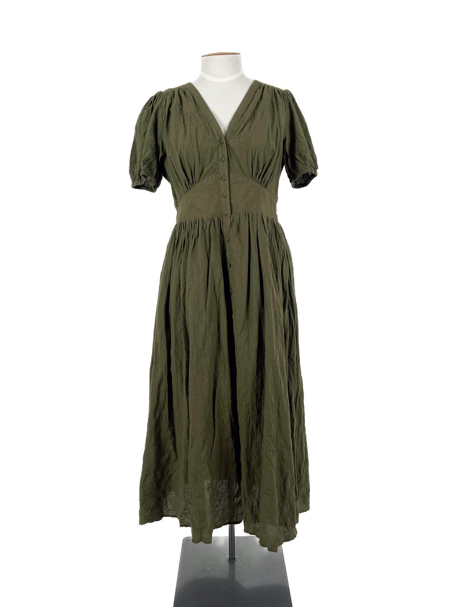 Whistle - Green Maxi Dress (Size 16)