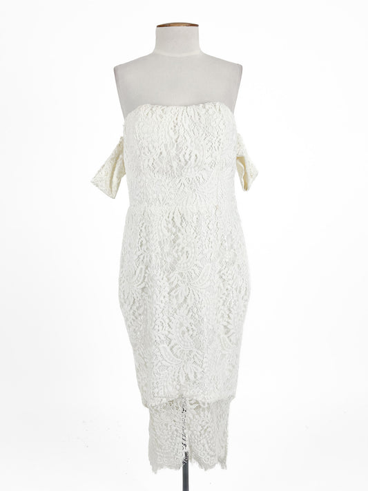 Miss Holly | White Formal Dress | Size L