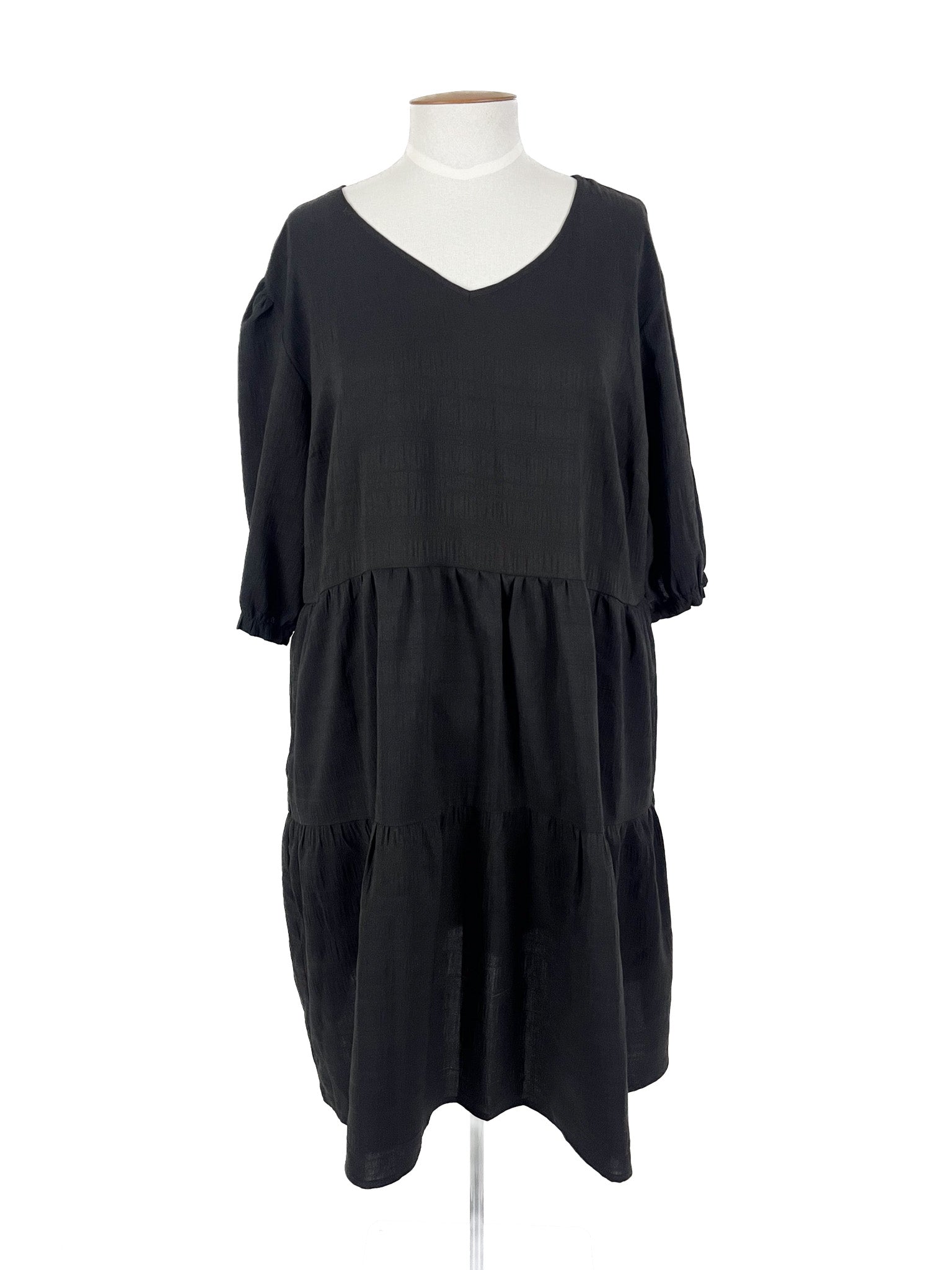 Ruby + Rain - Black Mini Dress (Size 20)