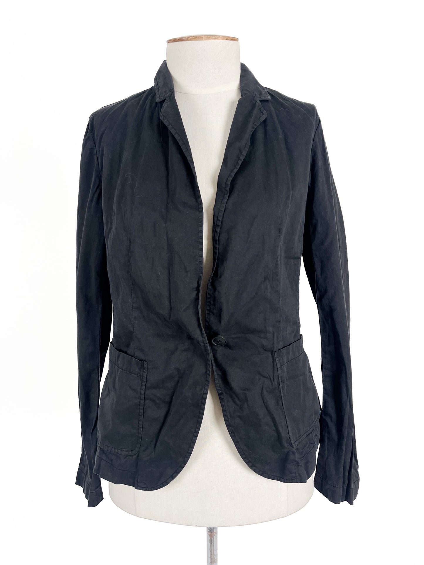 Uniqlo | Black Workwear Top | Size S