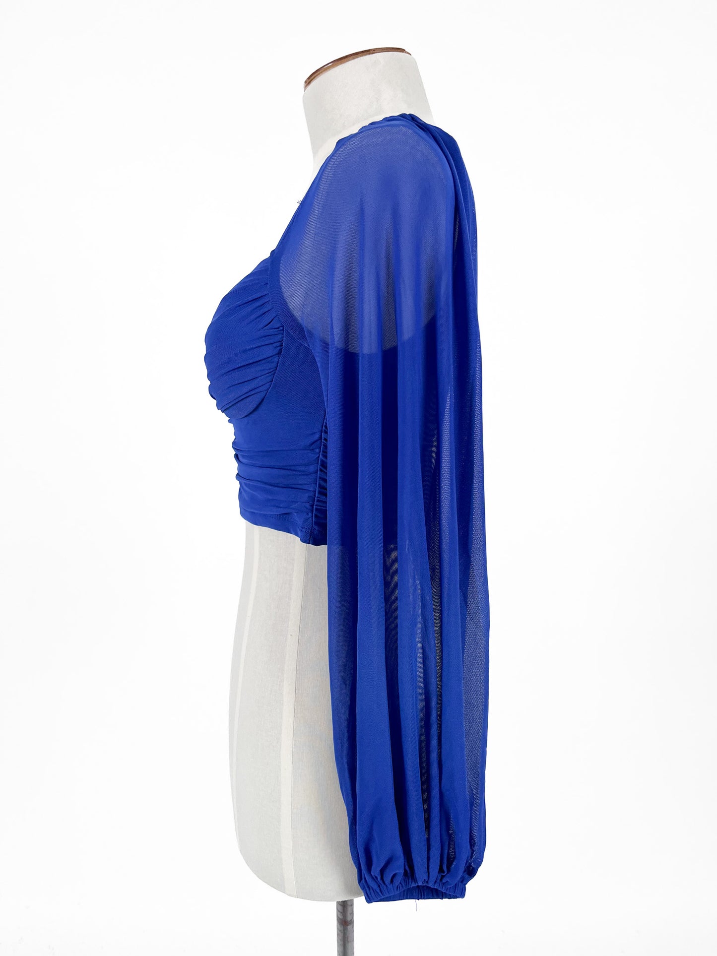 Ruby Sees | Blue Cocktail Top | Size 6