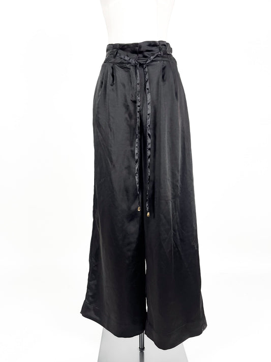 Pagani | Black Wide leg Pants | Size 8