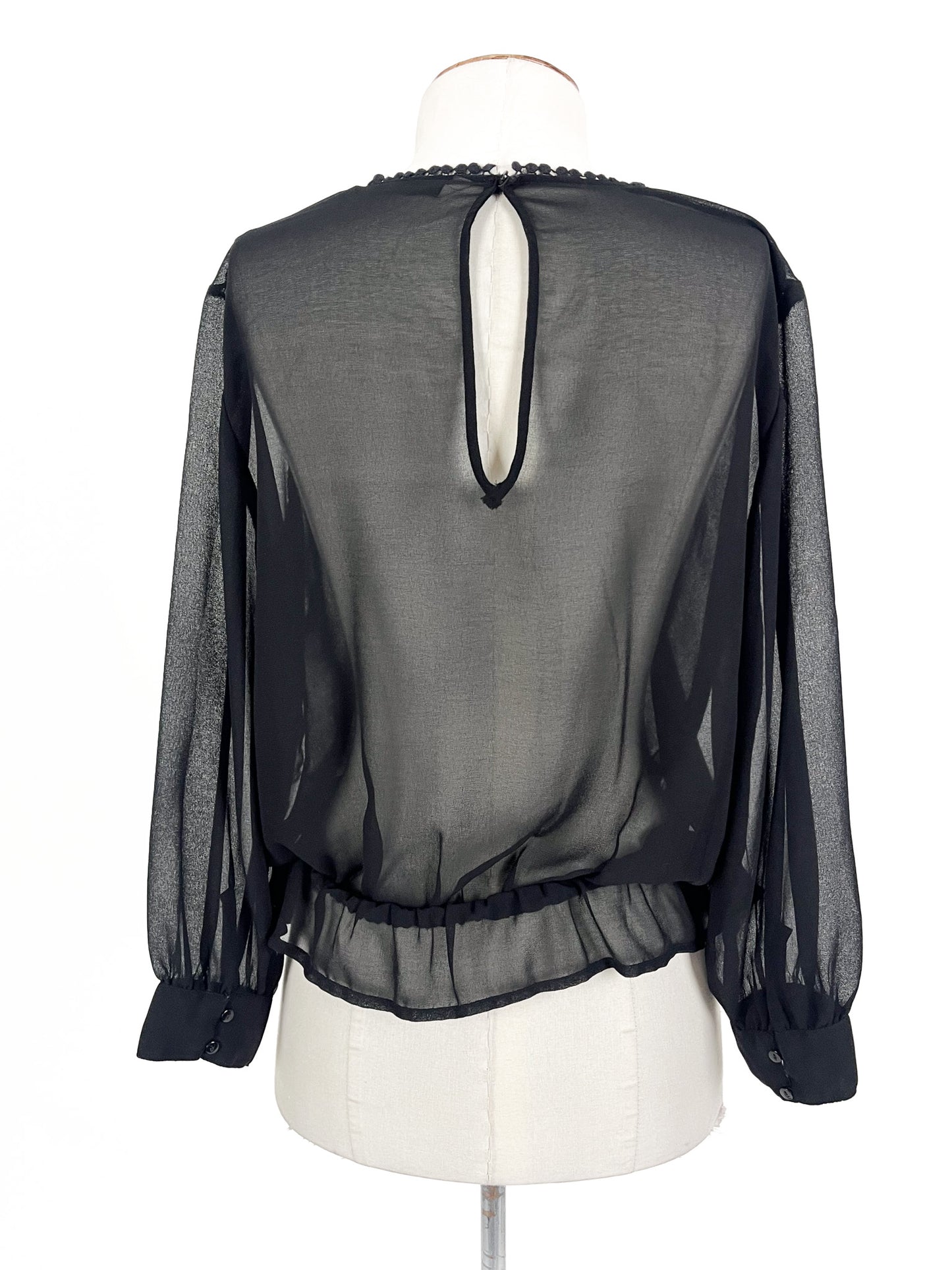 Zara | Black Workwear Top | Size M