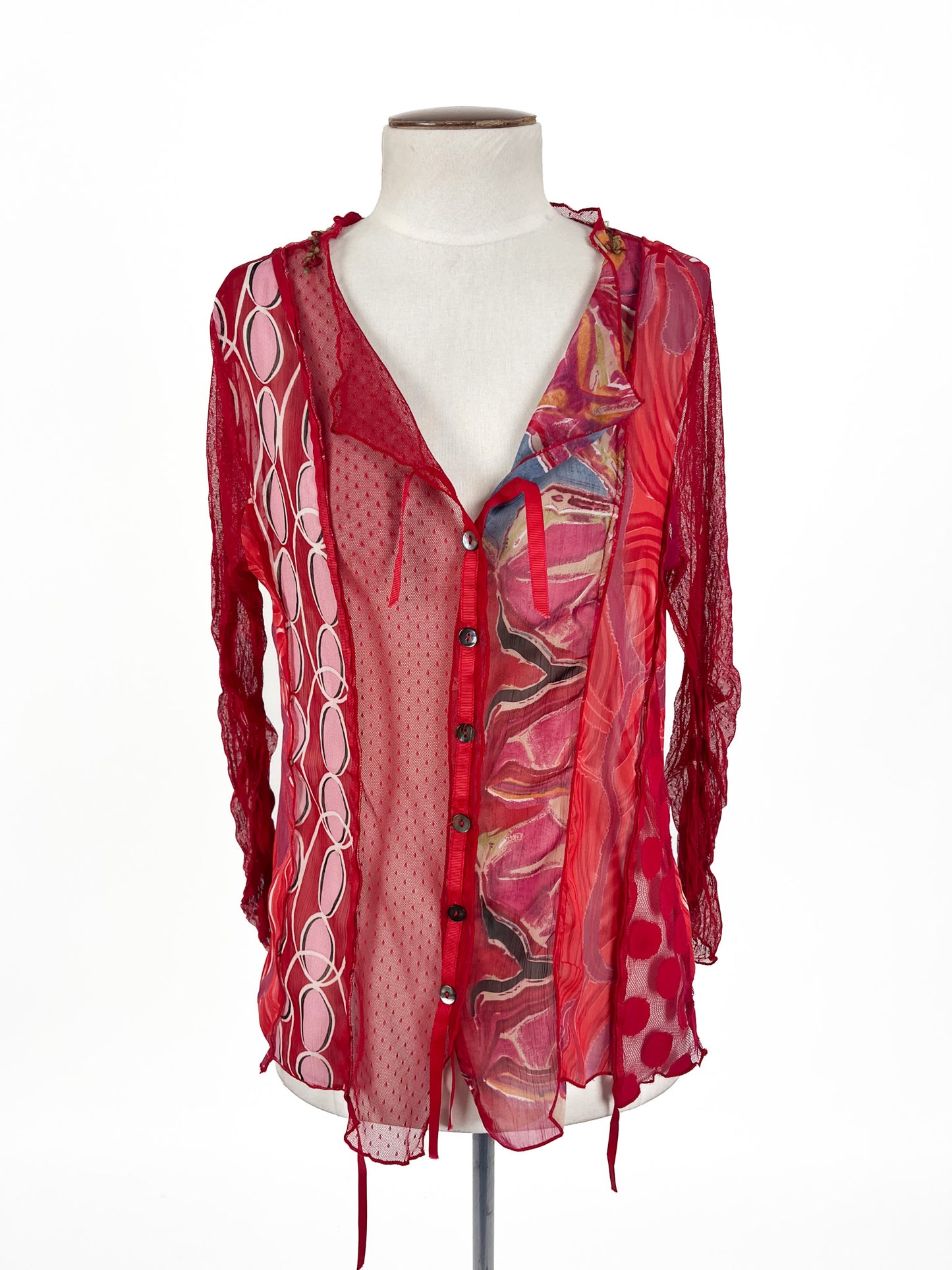 Threadz - Red Blouse (Size 8)