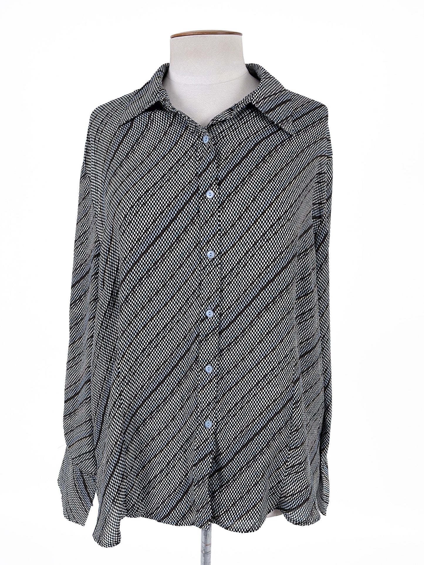 Here. | Multicoloured Workwear Top | Size 18