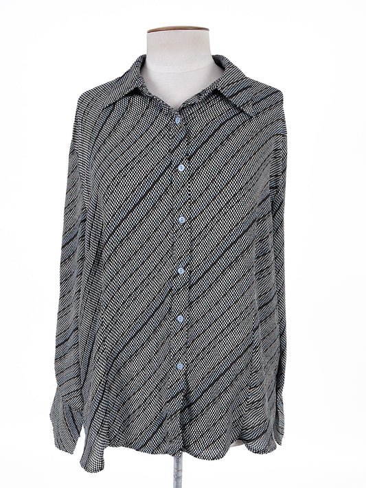Here. | Multicoloured Workwear Top | Size 18