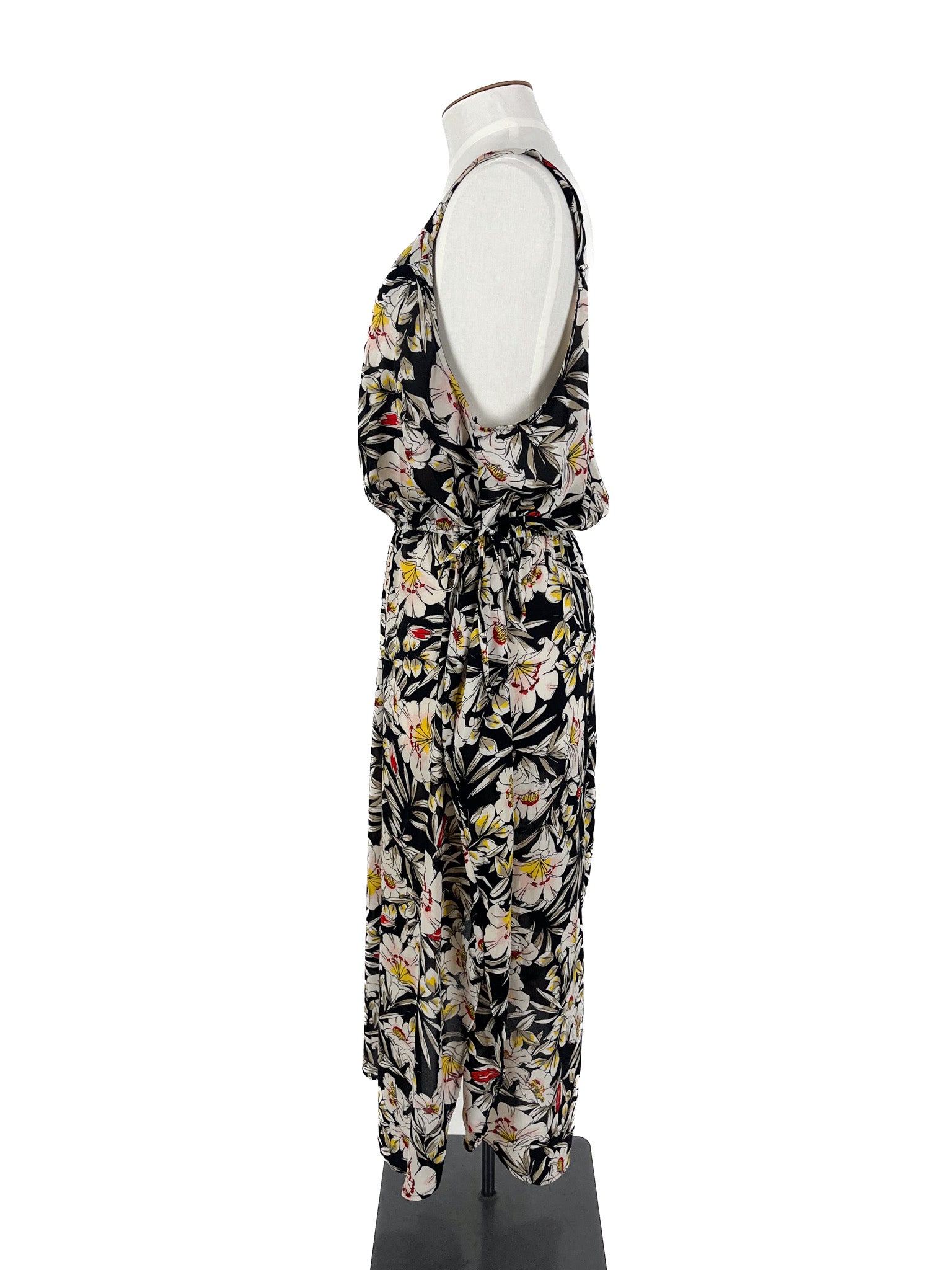 Isobelle - Multicoloured Midi Dress (Size 18)