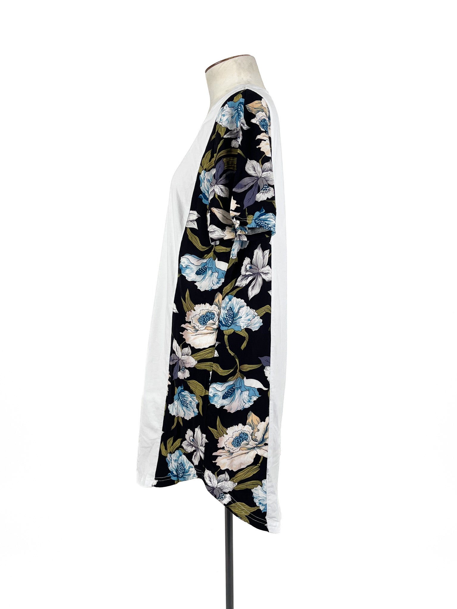 Chinga - White & Multicoloured Mini Dress (Size M)