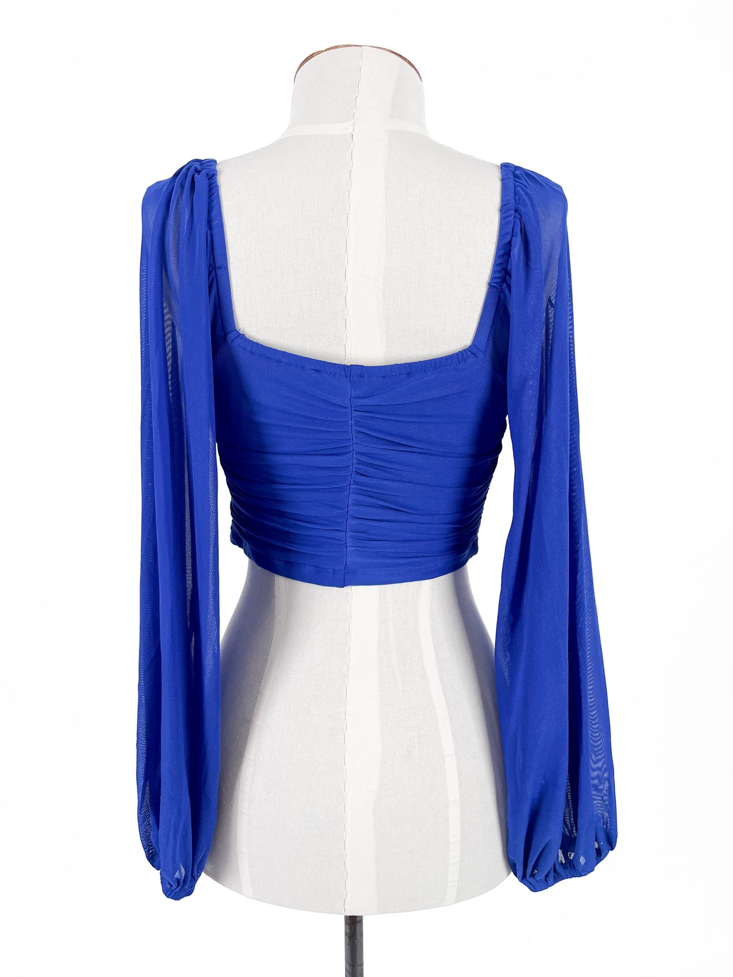 Ruby Sees | Blue Cocktail Top | Size 6