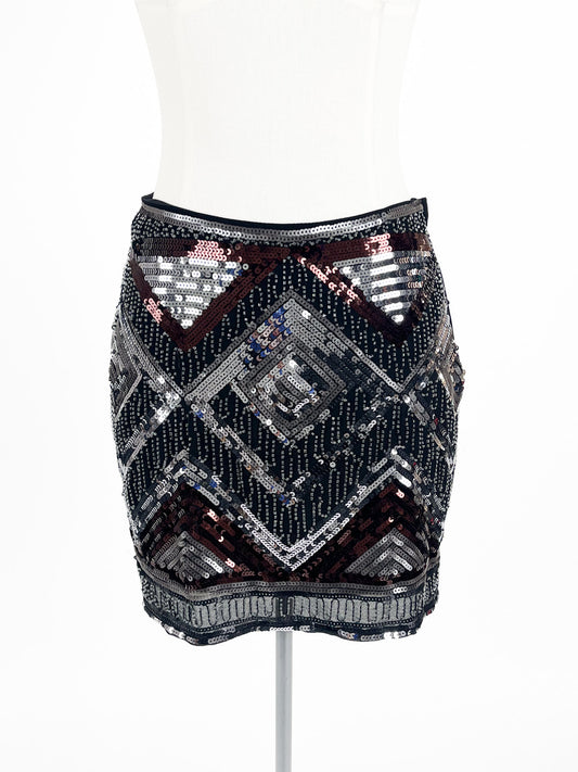 H&M | Black Cocktail Skirt | Size 8
