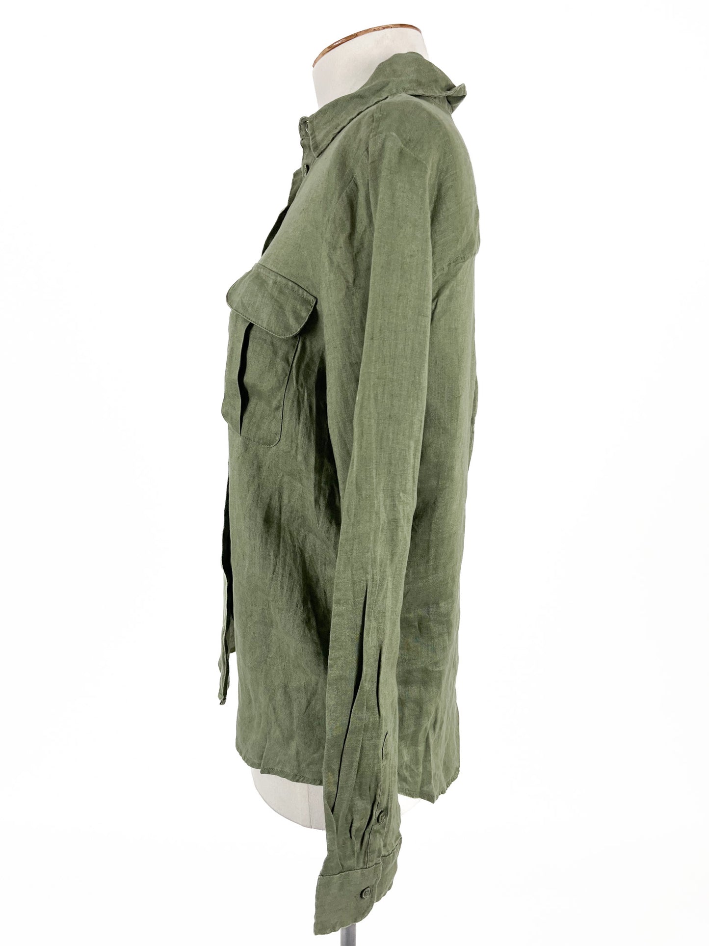 H&M | Green Casual/Workwear Top | Size 8