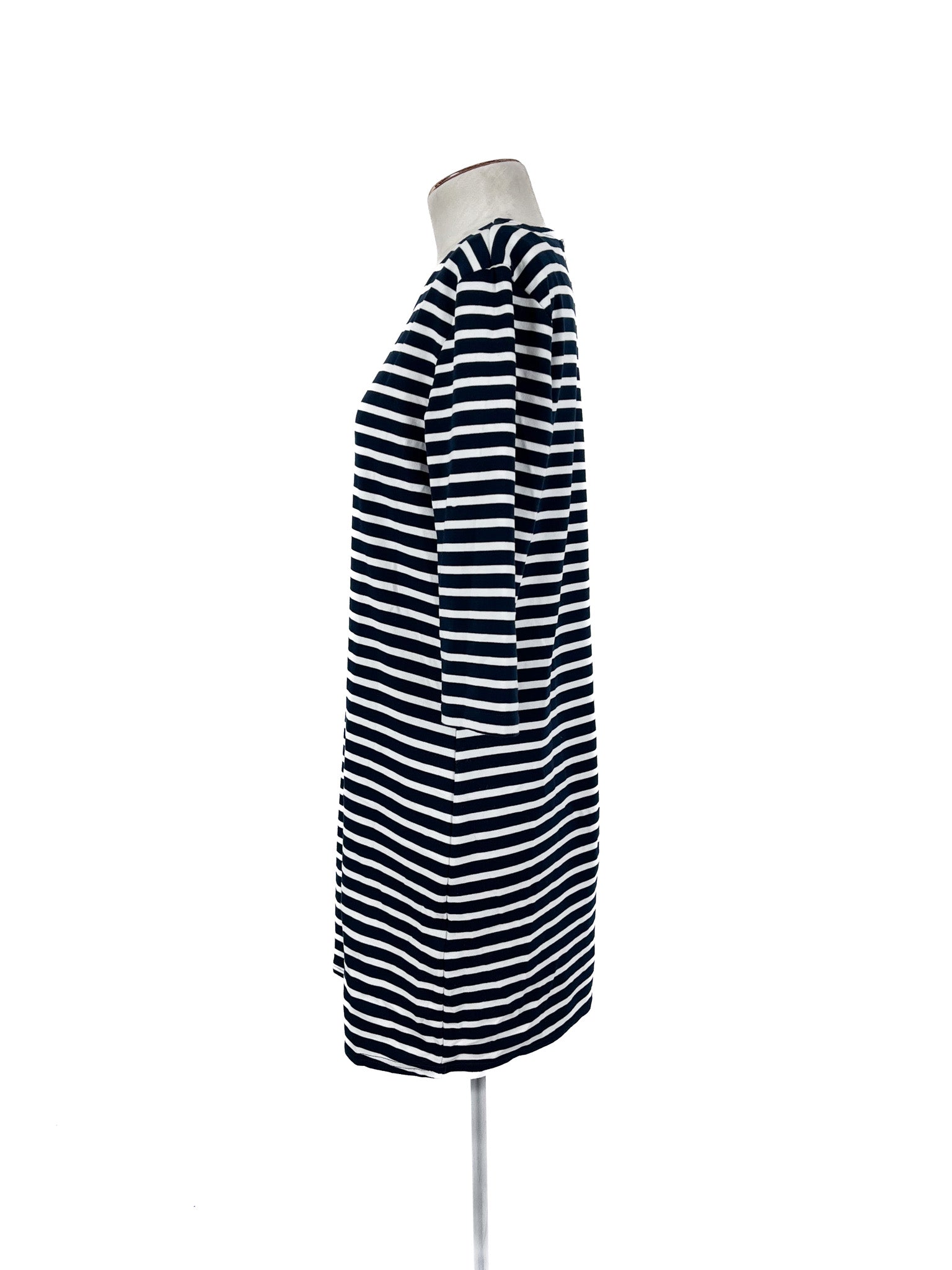 ONLY - White & Navy Mini Dress (Size M)